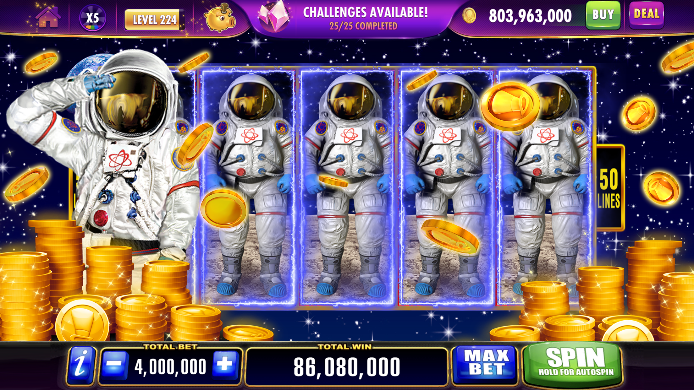 Winning Moment in Super Ace Slot